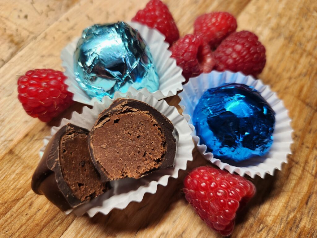 Raspberry Gourmet Truffles