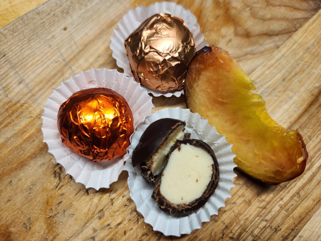 White Peach Gourmet Truffles