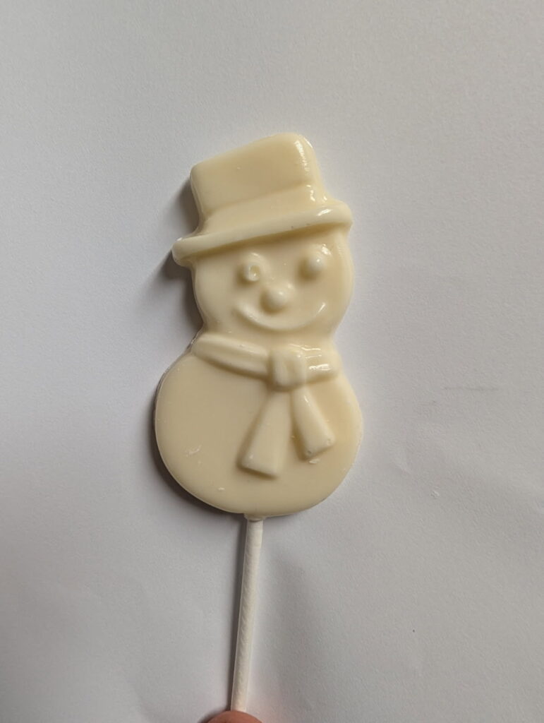 snowman sucker