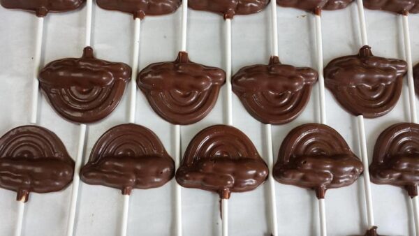 chocolate rainbow sucker