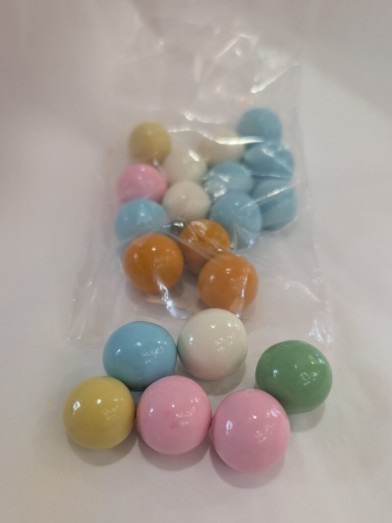 malted milk balls in a bag
